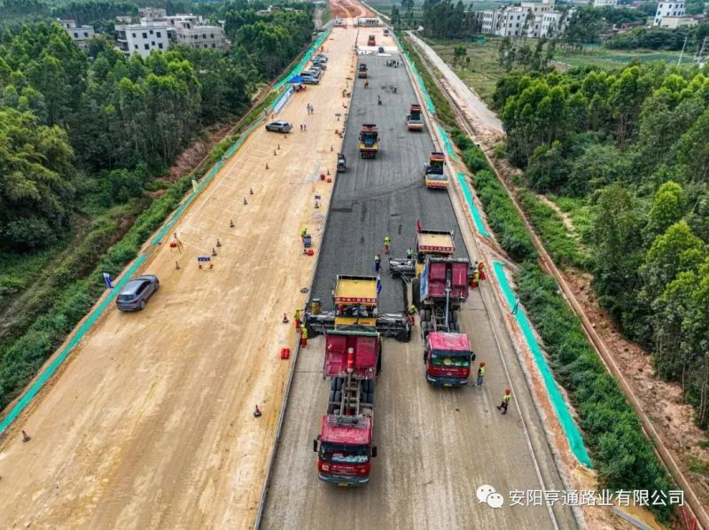 【省重 點項目】3D技術(shù)“打印”高速公路，南三島大橋項目進入路面工程施工階段